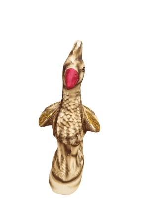 Ceramic Goose Figurine Ceramic Goose Figurine