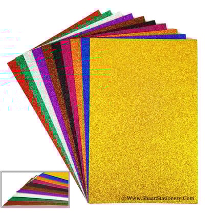 Pack of 10 A4 Glitter Sheets – Non-Adhesive, Multicolor Craft Paper for DIY, Art & Craft Projects – Sparkle Colour Sheets (A4 Size) Pack of 10 A4 Glitter Sheets – Non-Adhesive, Multicolor Craft Paper for DIY, Art & Craft Projects – Sparkle Colour Sheets (A4 Size)