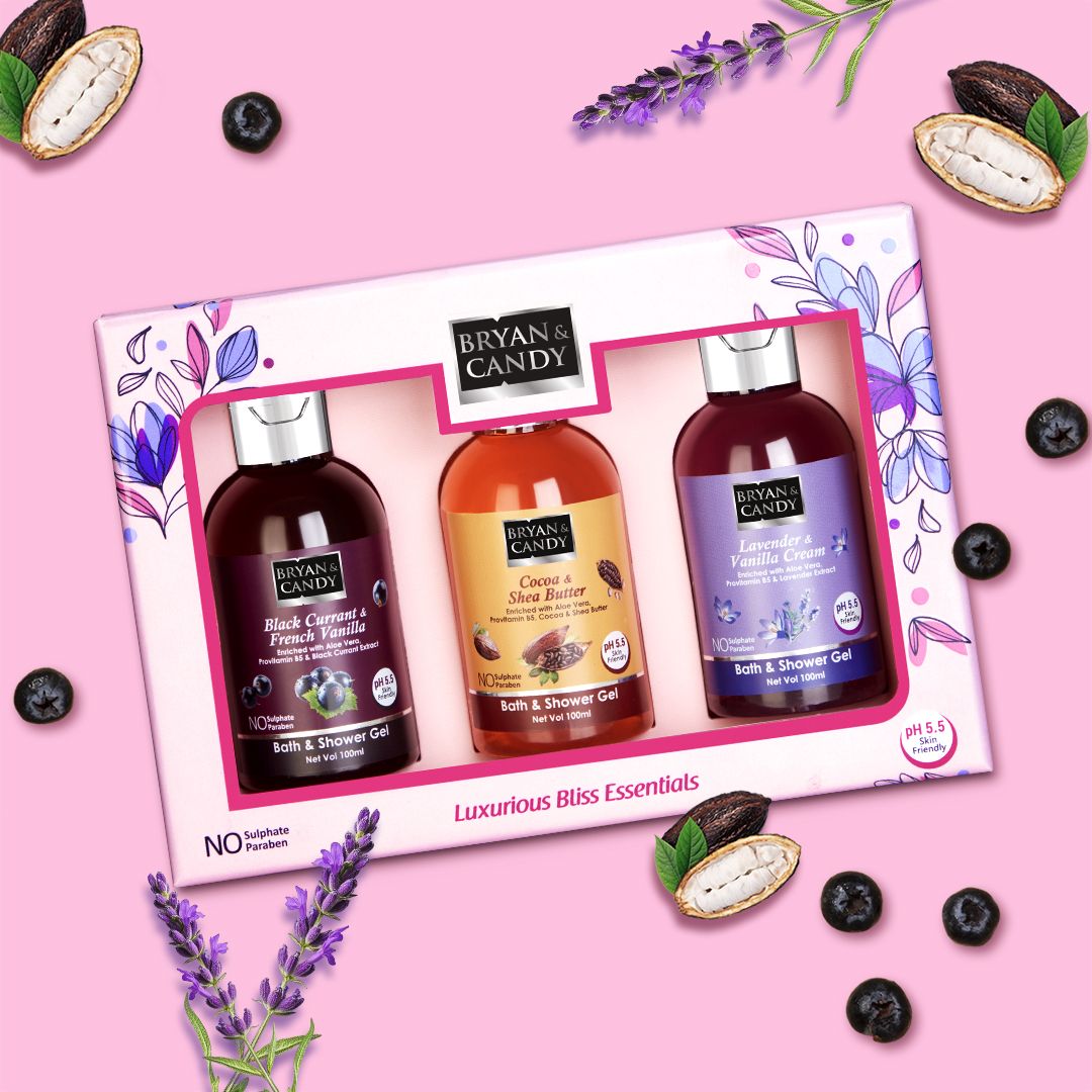 Bryan & Candy Shower Gel Kit For Her ( Pack Of 3) Gift Set For Women And Men