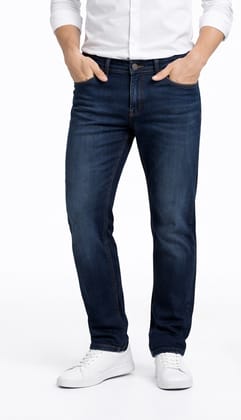 Premium Dark Blue Denim Jeans