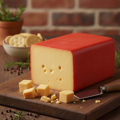 Mishti Gourmet Premium Artisanal Edam Cheese Block 1KG