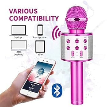Core Microphone Wireless Karaoke Mic With Speaker 3 in 1 Portable Bluetooth