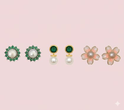 Pearl Earring Combo