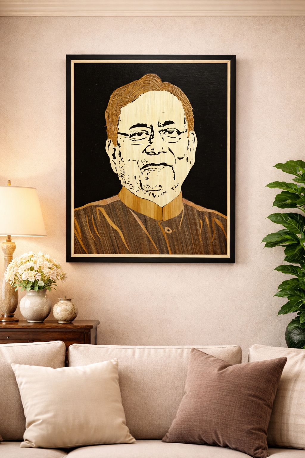 Elegant Sikki Craft Wall Frame