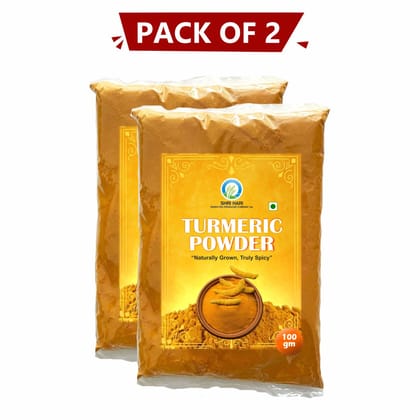 Turmeric Powder 100 gm Pack of 2 By Shri Hari Krishi Fed Producer Company