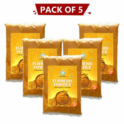 Turmeric Powder 100 gm Pack of 5 By Shri Hari Krishi Fed Producer Company