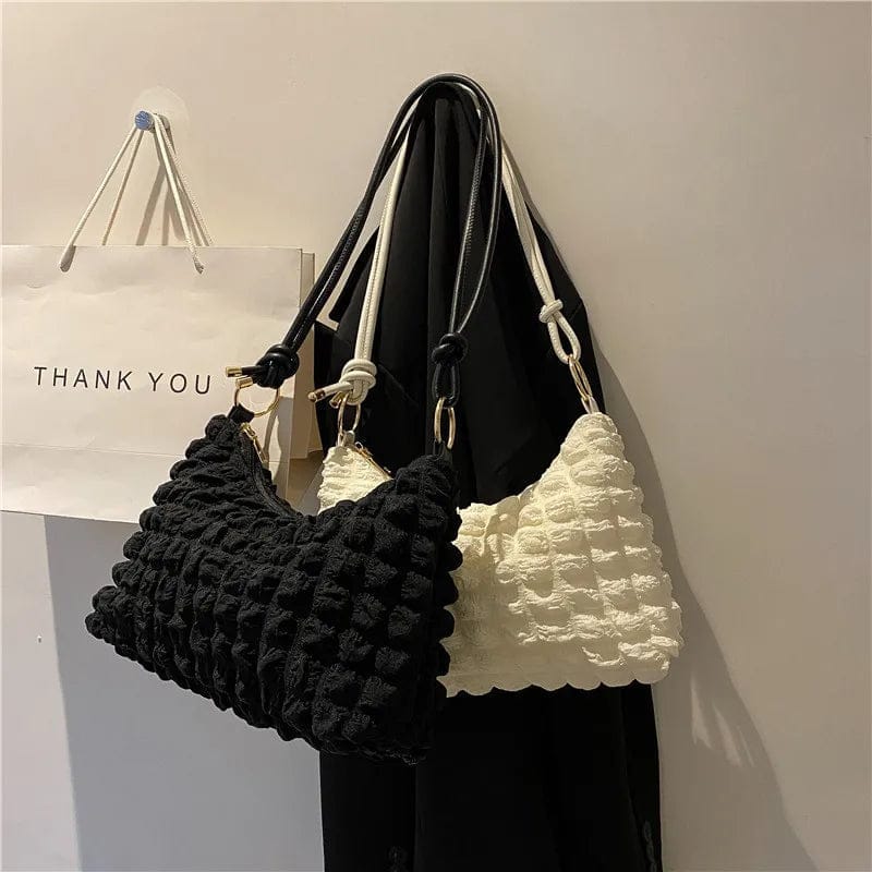 Korean Popular Niche Design All-Match Underarm Bag Ladies Canvas Womens Luxury Single Quality Handbags