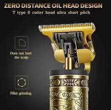 Hair Trimming Vintage T9 Electric Hair Cutting Machine Hair Clipper Professional Men Shaver Rechargeable Barber Trimmer for Men Dragon Buddha Mini is Easy to use Color : Gold1