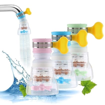 360° Rotatable Splashproof Faucet Extender with Water Filter 