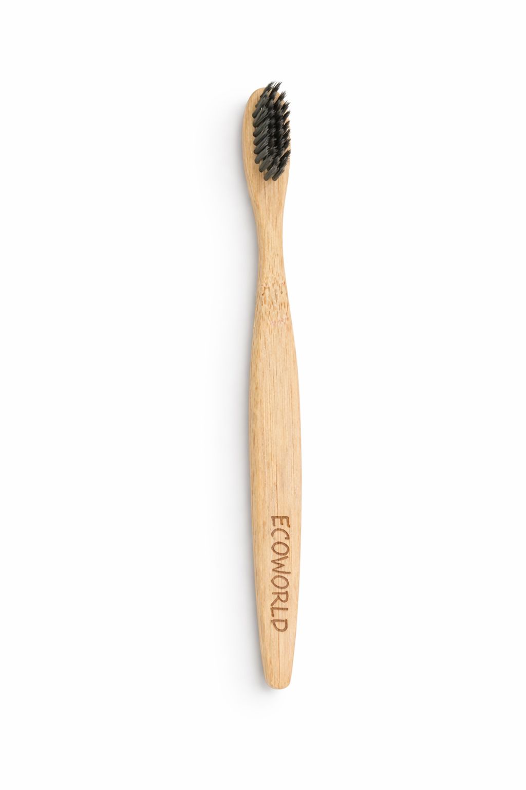 EcoWorld Organic Bamboo Toothbrush – Soft Charcoal Bristles (Eco-Friendly & Biodegradable)