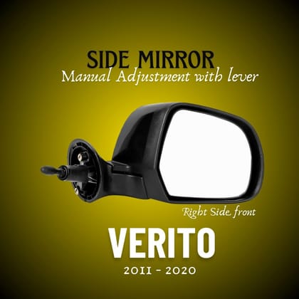 RMC car side view mirror suitable for Mahindra Verito (2011 - 2020) (Right Side / Driver Side)
