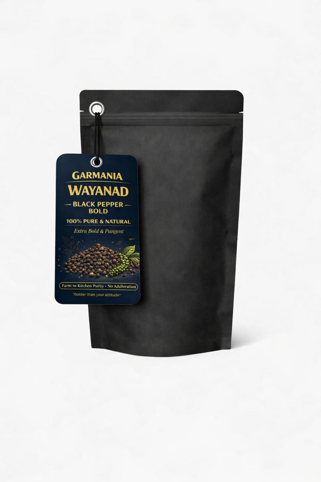 Premium Wayanad Whole Black Peppercorns 100g 