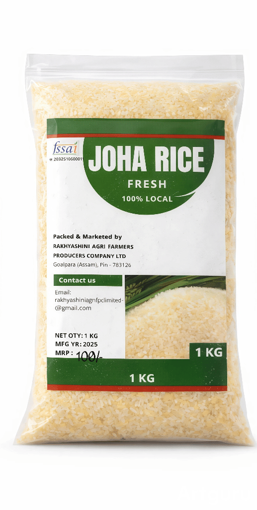 JOHA RICE - Fresh & Local Premium Quality Rice, 1 KG Pack