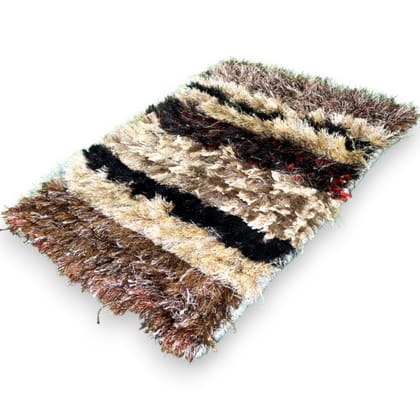 Eluru-Premium Multicolor Striped Shaggy Rug | Soft Plush Floor Mat for Living Room, Bedroom & Home Décor Eluru-Premium Multicolor Striped Shaggy Rug | Soft Plush Floor Mat for Living Room, Bedroom & Home Décor