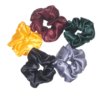 5 Pieces Satin Hair Scrunchies Hair Bands Ponytail Holder for Women Girls 5 Pieces Satin Hair Scrunchies Hair Bands Ponytail Holder for Women Girls
