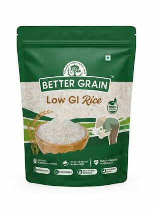 Better Grain Low GI Rice - 100% Natural, Diabetes-Friendly & Heart-Healthy