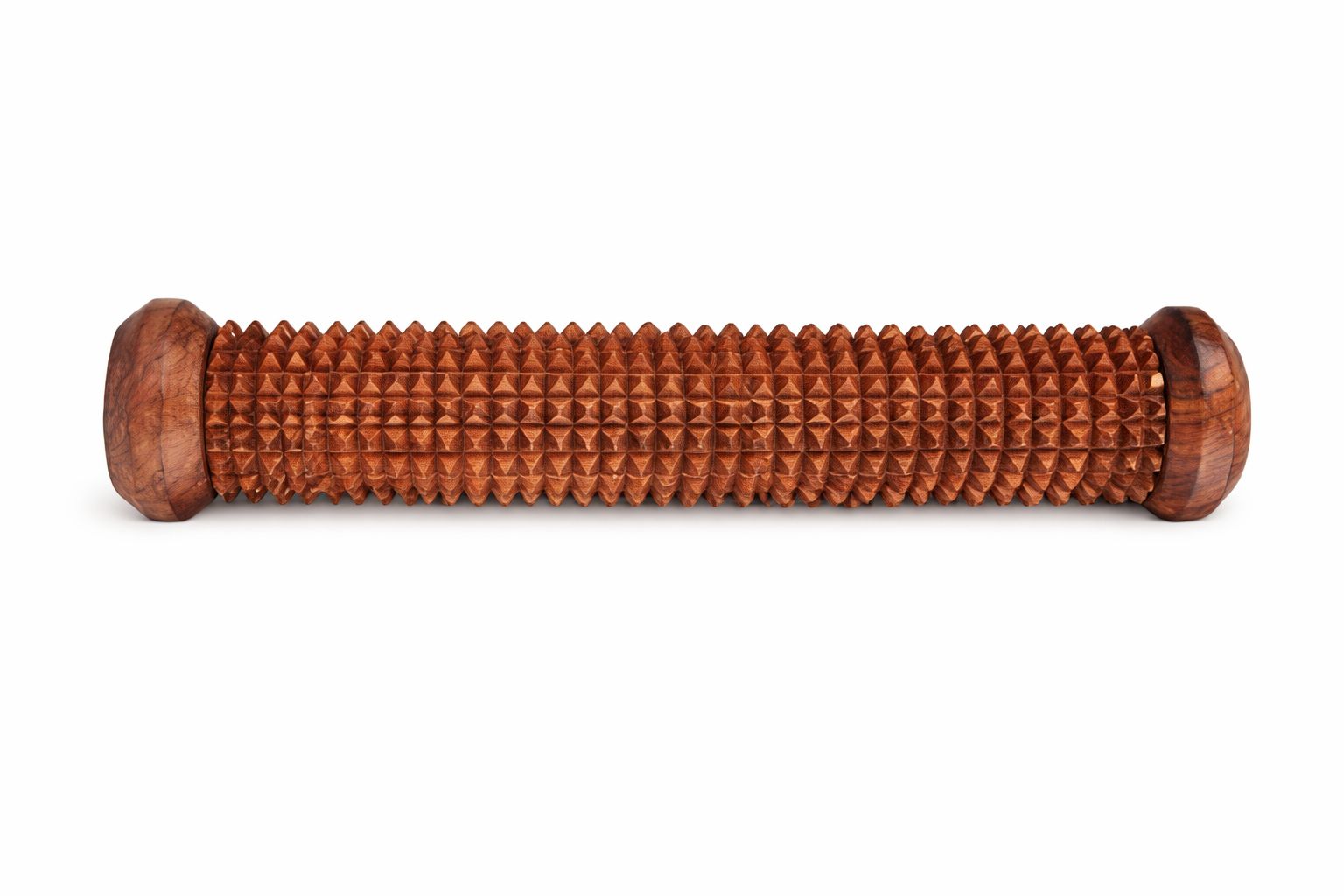 Brown Handicraft Shisham Wood Foot Roller Massager For Acupressure Foot Massage