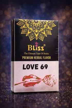 "WEKTU Love 69 Premium Herbal Hookah Flavour - 100% Tobacco & Nicotine Free - Romantic Fruity Aroma - Long Lasting Smooth Smoke"