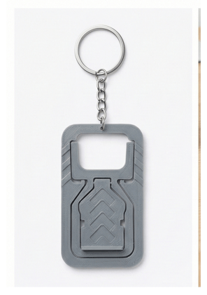 3D-printed Foldable Keychain Phone Stand