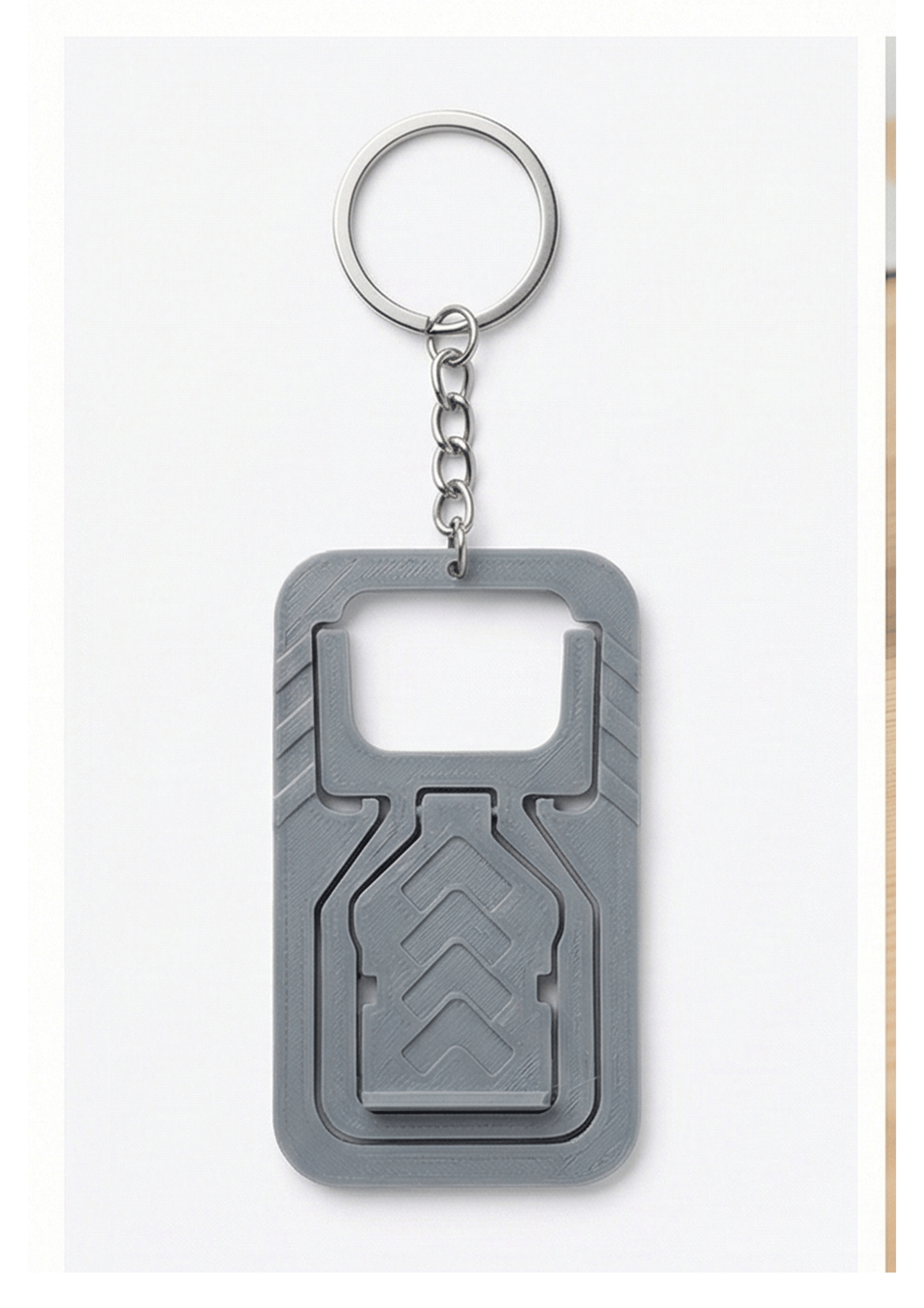 3D-printed Foldable Keychain Phone Stand