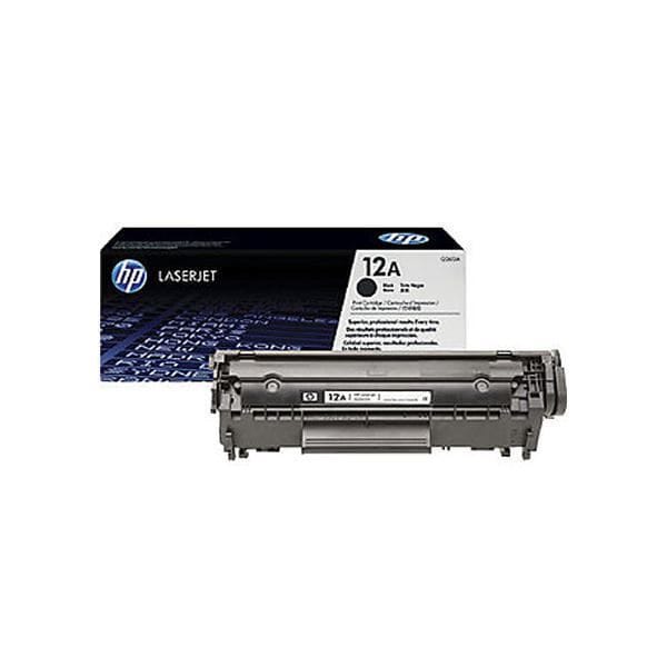 HP 12A Black Original LaserJet Toner Cartridge, Q2612A HP LaserJet M1005 1010 & 1020 Printer , 3015, 3020, 3030, 3050, 3050z, 3052, & 3055 All-in-One Printer Series