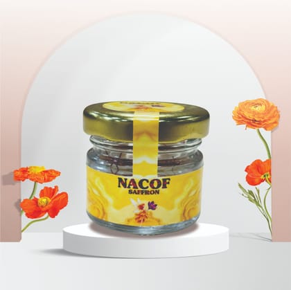 NACOF Premium Saffron in Glass Jar