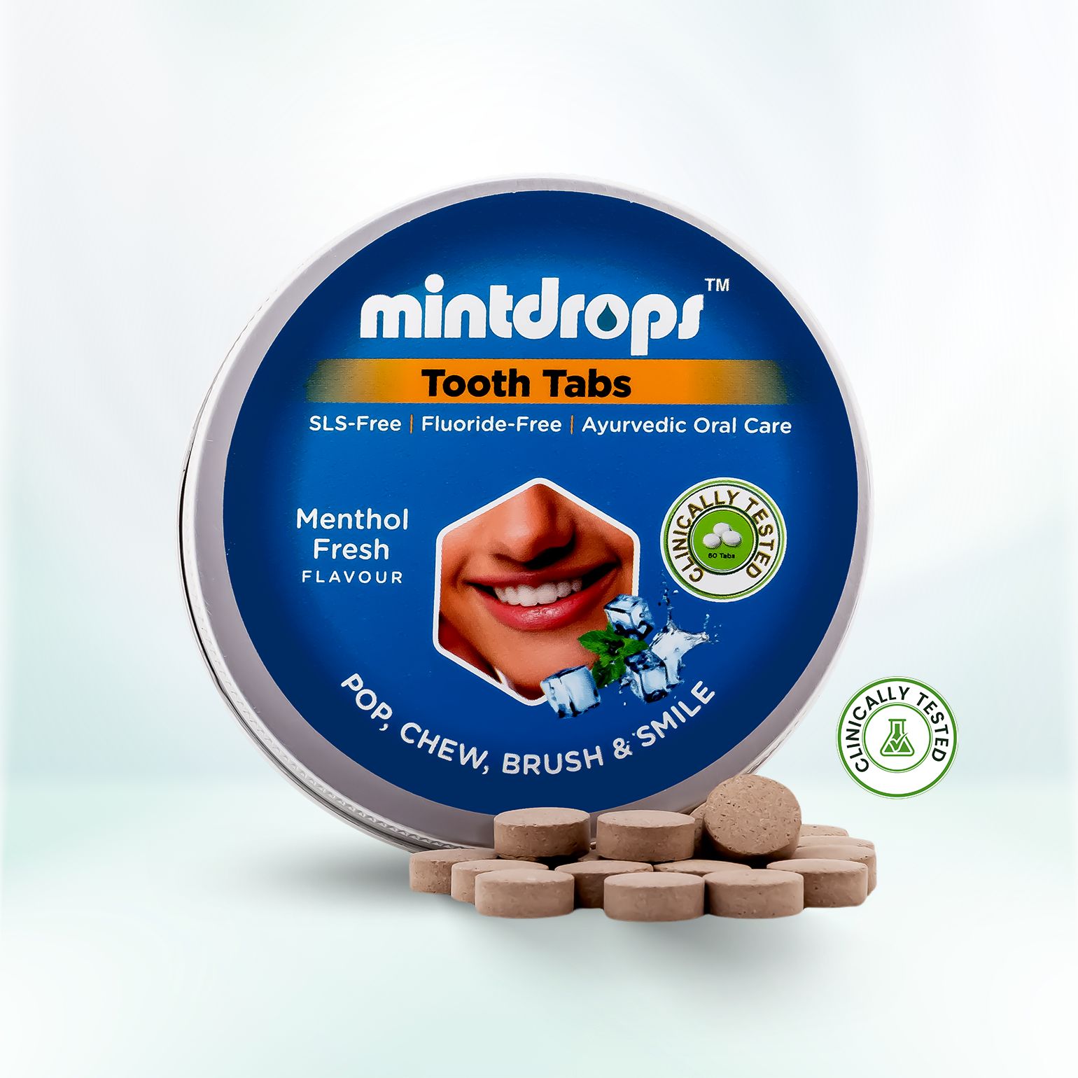 Mintdrops Premium Tooth Tabs (Menthol Fresh Flavour)