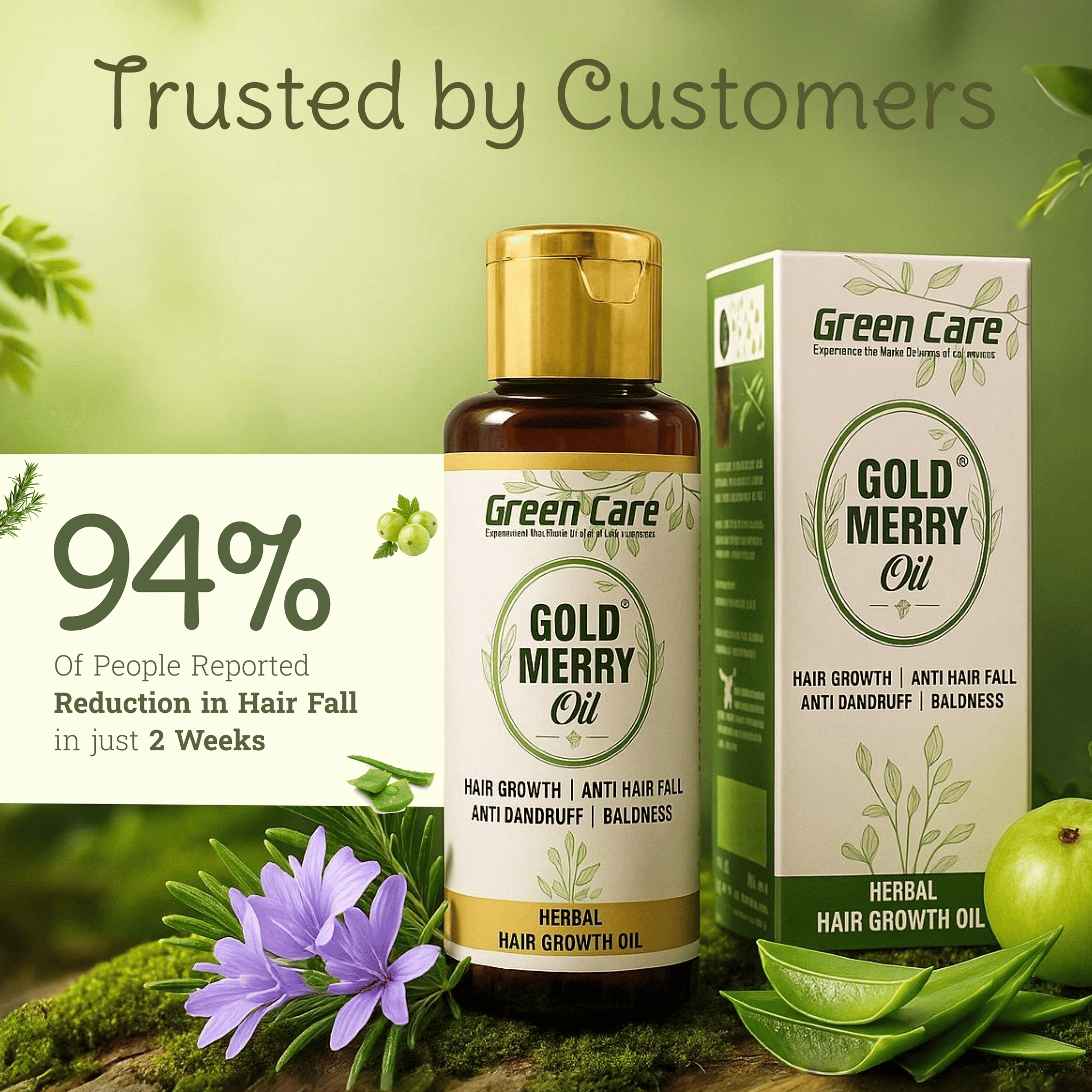 Gold Merry Hair Oil