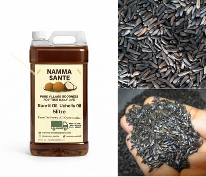 Ramtil Oil, Uchellu Oil, Niger Seed Oil, Ramtil Tel, Kalatil Oil 5litre Ramtil Oil, Uchellu Oil, Niger Seed Oil, Ramtil Tel, Kalatil Oil 5litre