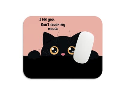 Mouse Pad with Stitched Edge, Premium Mousepad Washable Cloth. Computer Mouse Pad with Non-Slip Rubber Base, Mouse Pads for Computers Laptop Mouse 9x7.5x0.12 inch (Fox Print)