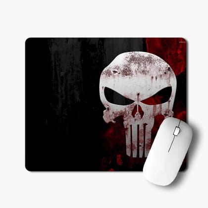 Skeleton Head  Printed Mouse pad for PC / Printed Mouse Pad – Gaming Mouse Pad for Laptop/Computer (Gifts for Men/Women/Girl/Boys)( Pack of 1 )