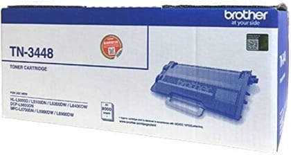 Brother TN-3448 Black Toner Cartridge – Compatible with HL-L5100DN, HL-L5200DW, HL-L6250DW, DCP-L5500DN, MFC-L5700DN Laser Printers
