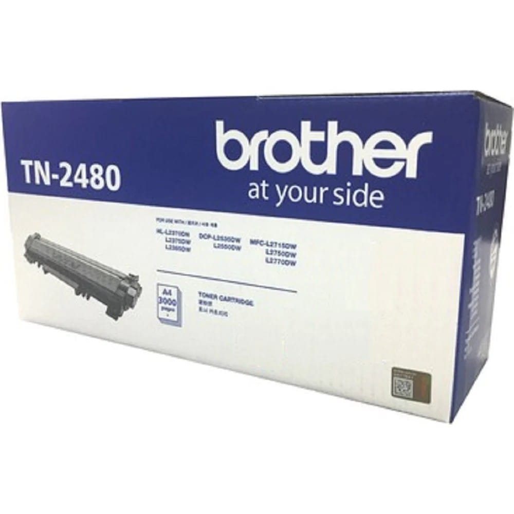 Brother TN-2480 Black Toner Cartridge Compatible with HL-L2300D, HL-L2321D, HL-L2340DW, HL-L2360DN/DW, DCP-L2520D, L2541DW, L2560DW, MFC-L2701D/DW