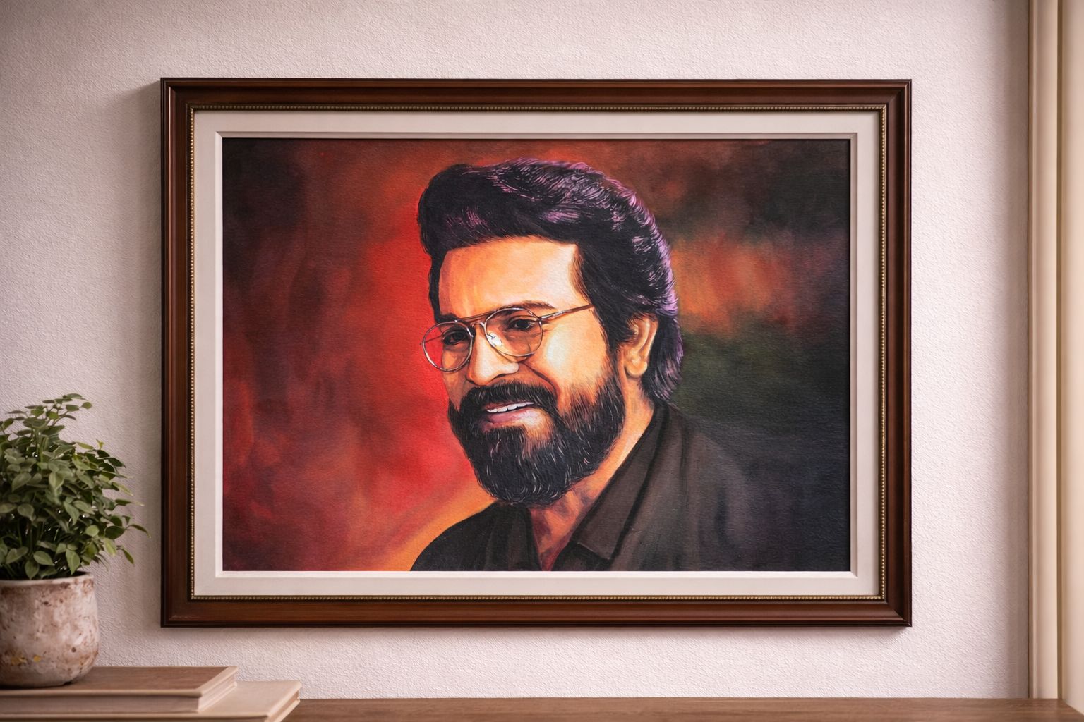 Eternal Glow – Custom Handcrafted Portrait