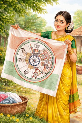 Gandhi Madhubani Art Painting Gandhi Madhubani Art Painting