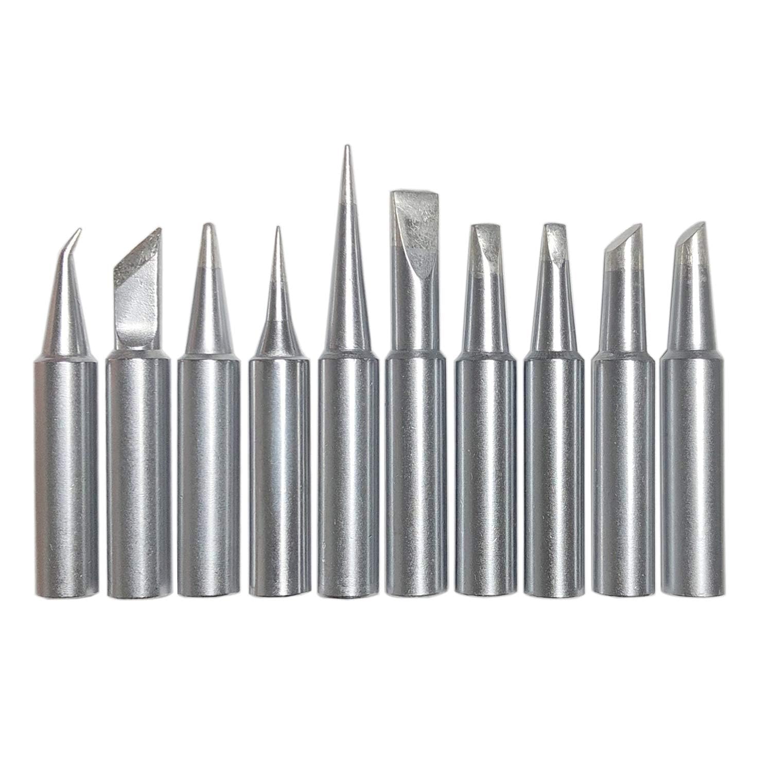 Generic T18 Soldering Tips for HAKKO FX-888D FX-888 FX-8801 FX-600 (10 pcs tip set)