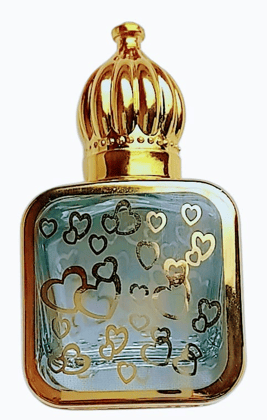 Mii Art DIY Perfume Maker’s Golden Bottle – 10ml Empty Glass Container for Custom Scents and Aromatherapy Oils (Pack of 1)