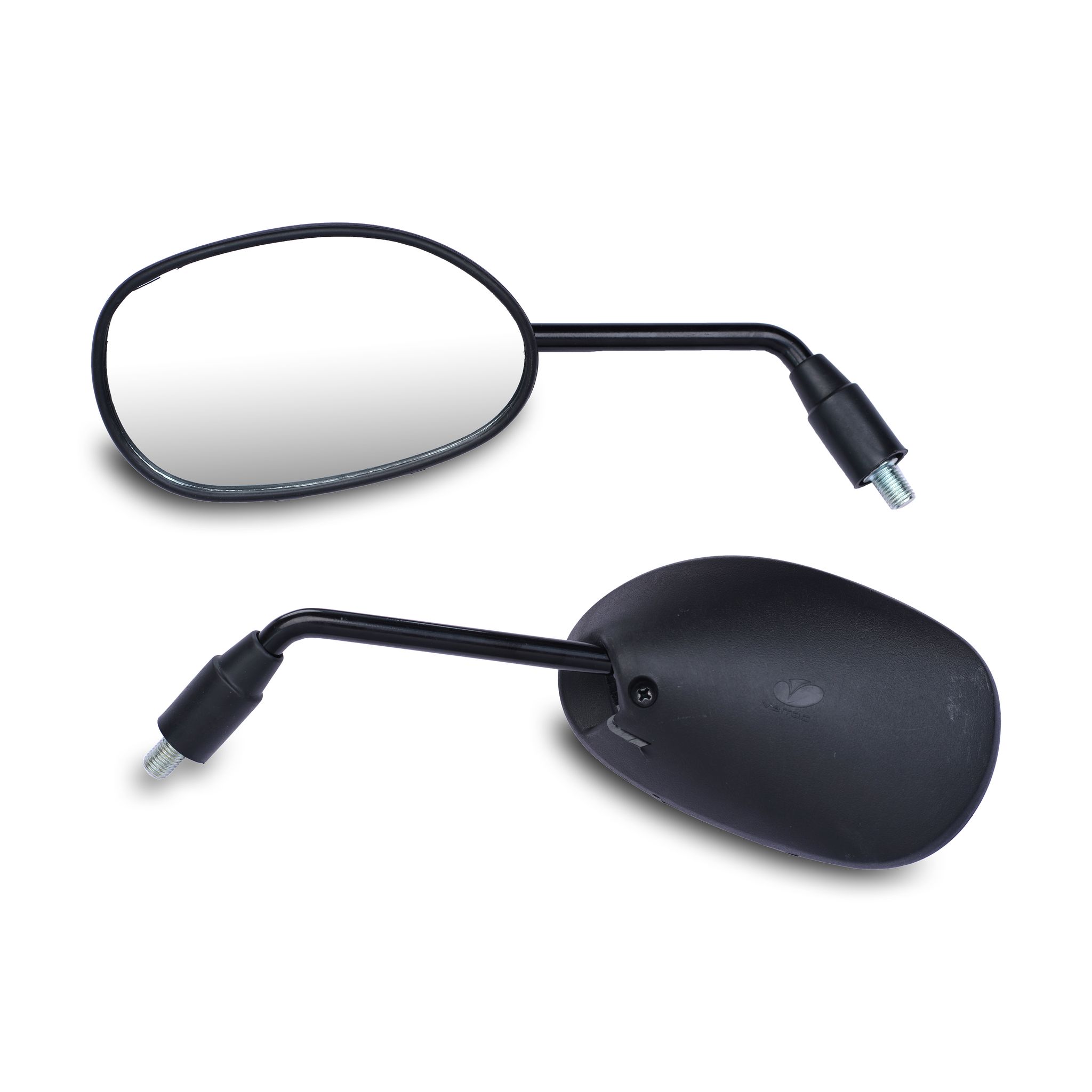 Varroc Shatter Proof Rear View Mirror for Hiro HF DLX | Left Hand | With Adaptor | Pack of 1