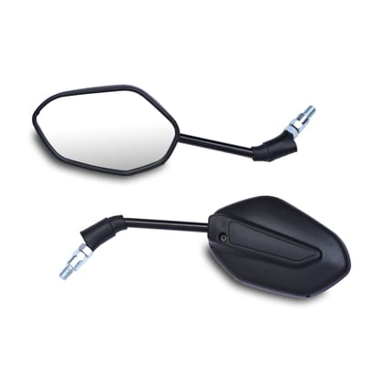 Varroc Shatter Proof Rear View Mirror for Royal Enfeld CHROME BULLET CLASSIC NM | Right Hand | High Visibility Glass | OEM Quality | Pack of 1