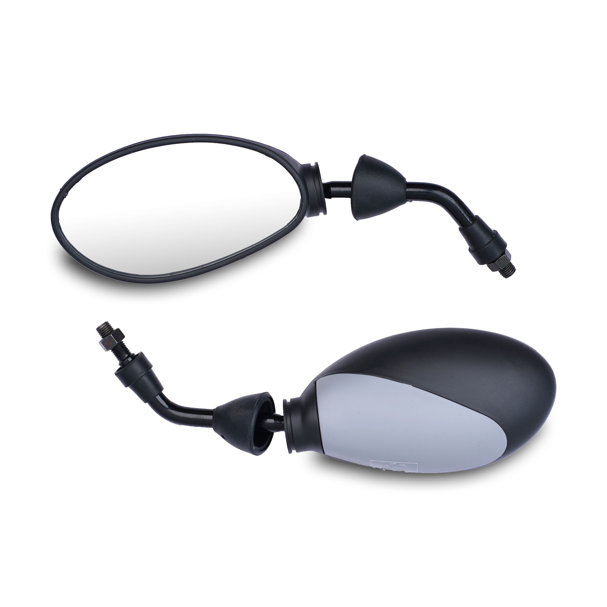 Varroc Shatter Proof Rear View Mirror for HiroSPR Splendor WO PAINT | Right Hand | High Visibility Glass | OEM Quality | Pack of 1