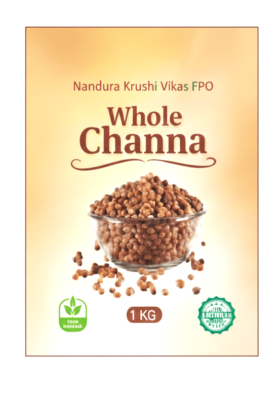 Nandura Krushi Vikas FPO Whole Channa, 1 KG