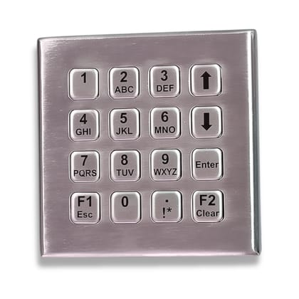Linepro 4×4 Industrial Stainless Steel Metal Keypad | Model LP 3035