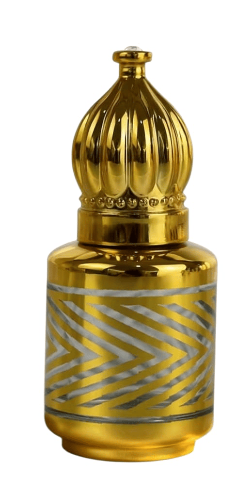 Mii Art Portable 10ml Golden Glass Travel Bottle – Leak-Proof Refillable Container for Your Signature Scent (Pack of 1)