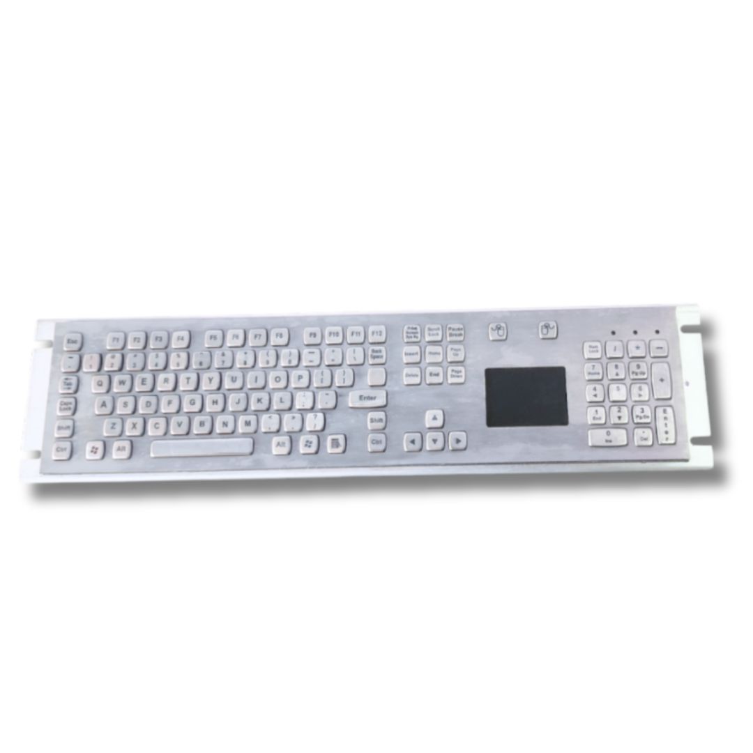Linepro LP4255 TP | Industrial Metal Keyboard with Touchpad | IP65 Rated
