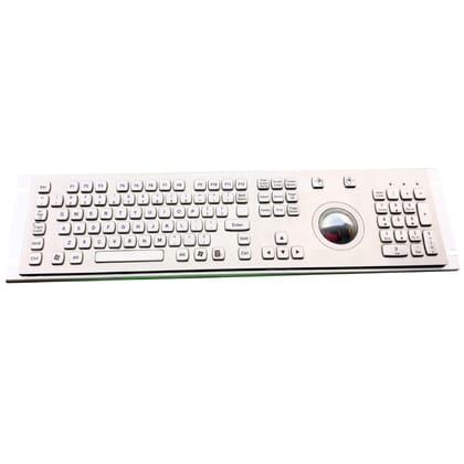 Linepro LP4255 TB | IP65 Vandal-Proof Metal Kiosk Keyboard with Trackball
