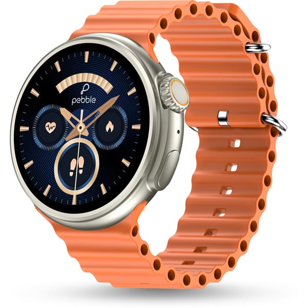 Pebble Forte 1.5" HD Display Bluetooth Calling Smartwatch 
