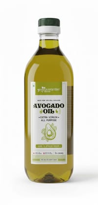 Weguarantee Naturals Extra Virgin Avocado Oil – 1L | Imported from Spain | Cold Pressed & Unrefined Cooking Oil for Frying, Grilling, Roasting & Baking | Rich in Monounsaturated Fats, Vitamin E & Omega-9 | Also Suitable for applying