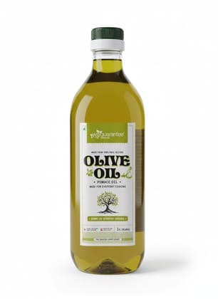 Weguarantee Naturals Pomace Olive Oil 1L | Healthy Everyday Cooking Oil | Low Saturated Fat, Rich in MUFA | Imported from Spain