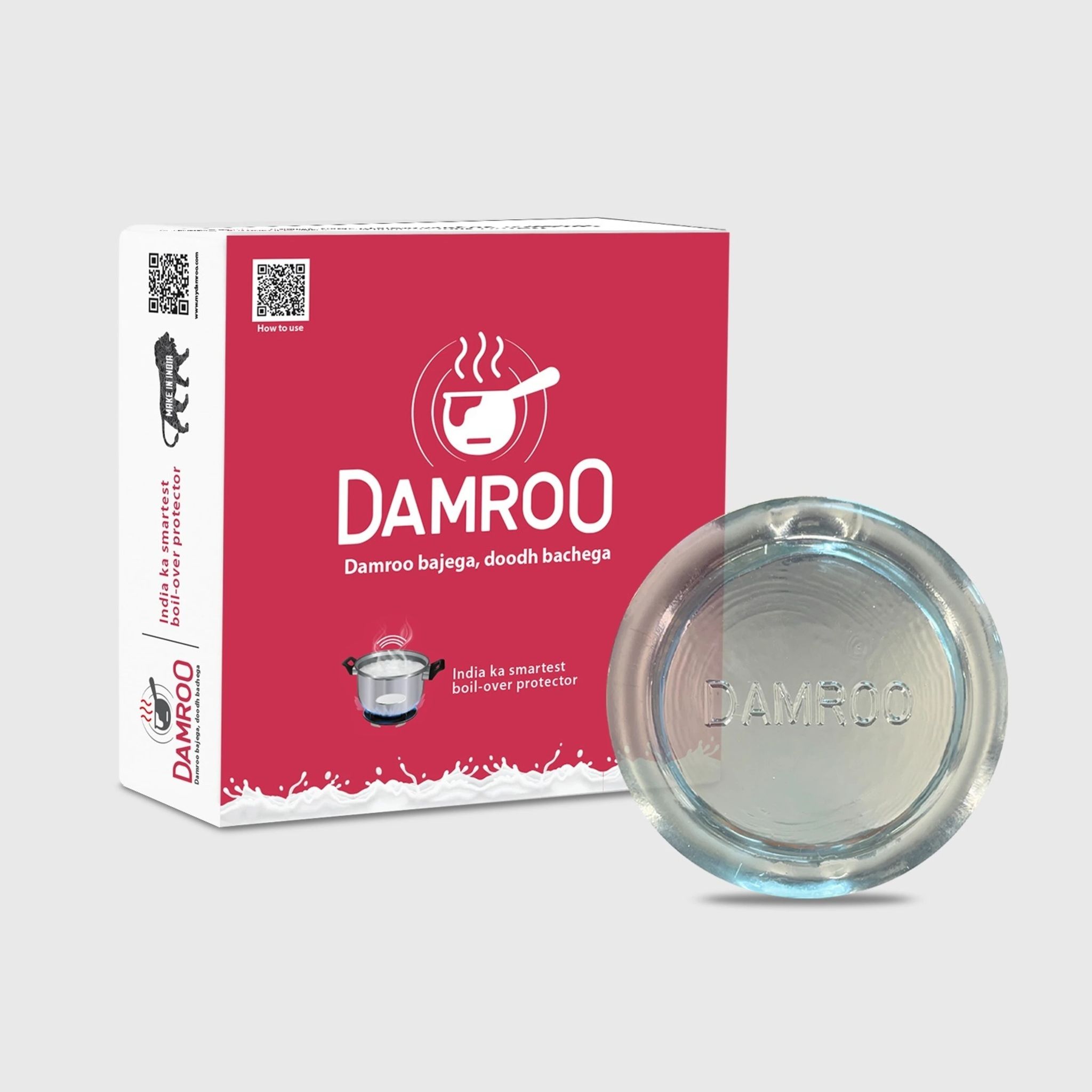 DAMROO Clear Round Floor Protectors (2-Pack)