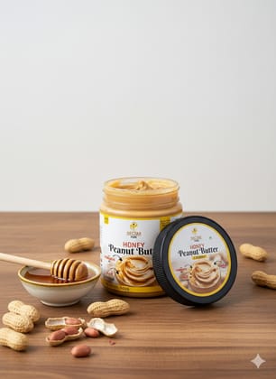 Honey Peanut Butter - 500g (100% Organic)